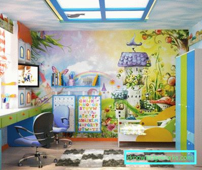 128 Habitación infantil 12 cuadrados. m. - 100 fotos