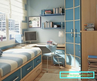 128 Habitación infantil 12 cuadrados. m. - 100 fotos