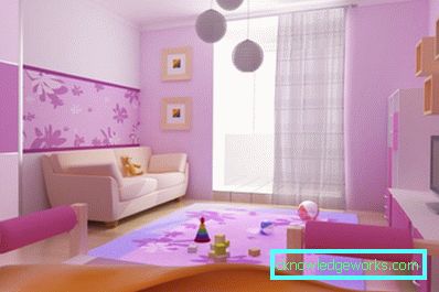 128 Habitación infantil 12 cuadrados. m. - 100 fotos