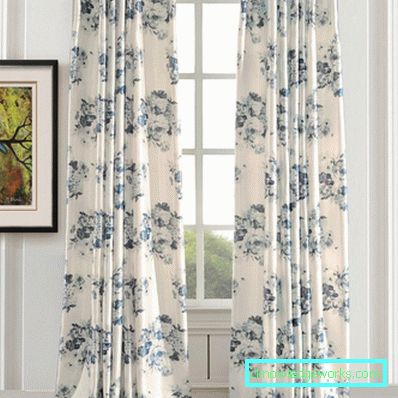 Cortinas con un patrón - 65 fotos de los mejores textiles con patrones y fotos.