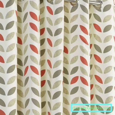 Cortinas con un patrón - 65 fotos de los mejores textiles con patrones y fotos.