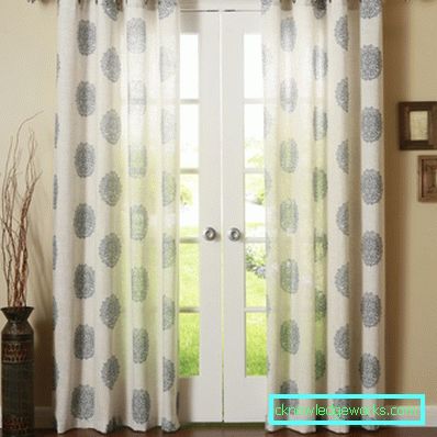 Cortinas con un patrón - 65 fotos de los mejores textiles con patrones y fotos.