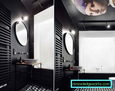 Baño negro - un diseño elegante y acogedor (75 fotos)