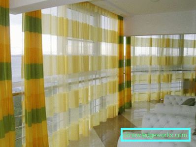 Cortinas en la sala - 100 ejemplos de fotos del mejor diseño en estilo moderno