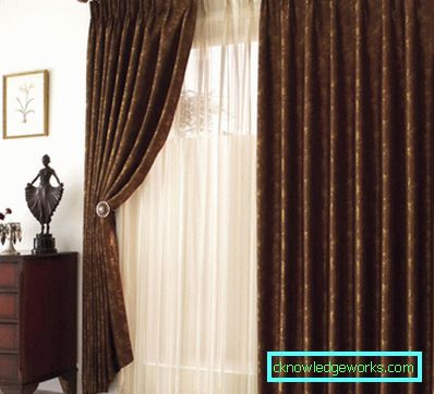 Cortinas en la sala - 100 ejemplos de fotos del mejor diseño en estilo moderno