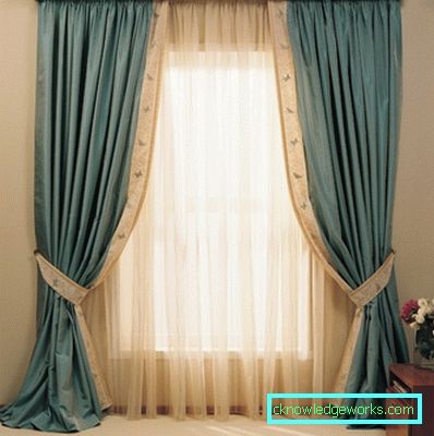 Cortinas en la sala - 100 ejemplos de fotos del mejor diseño en estilo moderno