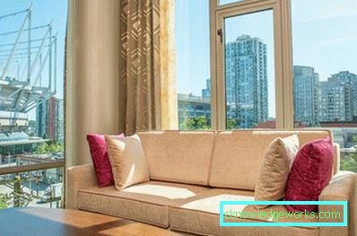Sofá al balcón - 80 fotos de las mejores modelos del interior.