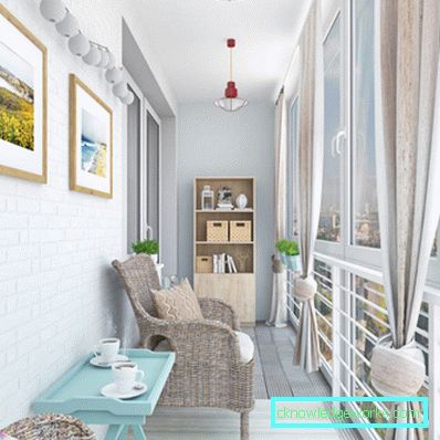 Diseñar un balcón en el apartamento - como debe ser