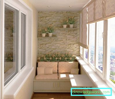 Diseñar un balcón en el apartamento - como debe ser