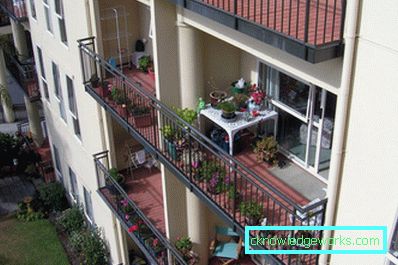 Diseñar un balcón en el apartamento - como debe ser