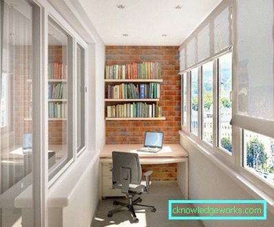 Diseñar un balcón en el apartamento - como debe ser