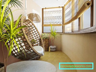 Diseñar un balcón en el apartamento - como debe ser
