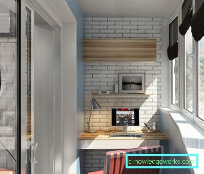 Diseñar un balcón en el apartamento - como debe ser