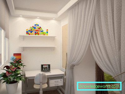 Diseñar un balcón en el apartamento - como debe ser