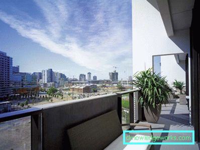 Diseñar un balcón en el apartamento - como debe ser