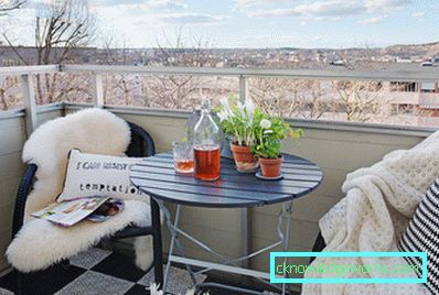 Diseñar un balcón en el apartamento - como debe ser