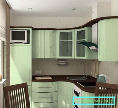 Cocinas de plástico - 73 fotos de hermoso diseño de muebles modernos