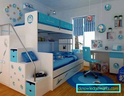 132-Diseño de una pequeña habitación infantil.