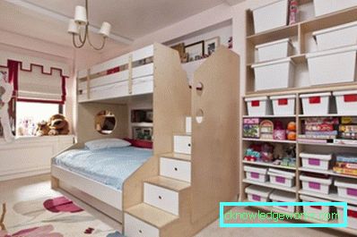 132-Diseño de una pequeña habitación infantil.