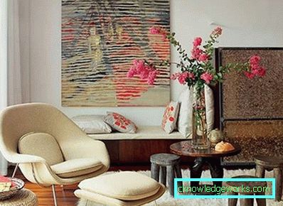 Sala de estar de estilo moderno