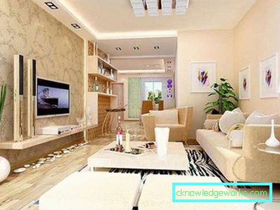 Sala de estar de estilo moderno