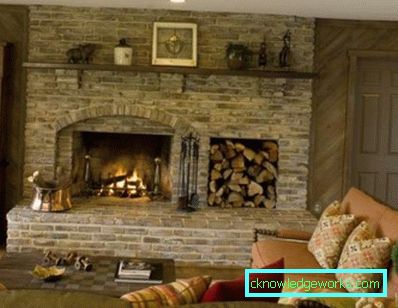 Chimeneas en el interior de una sala de estar en un apartamento de la ciudad (diseño de 50 fotos)