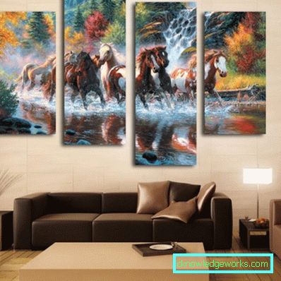 58-pinturas para la sala de estar - 75 opciones