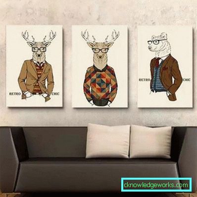 58-pinturas para la sala de estar - 75 opciones