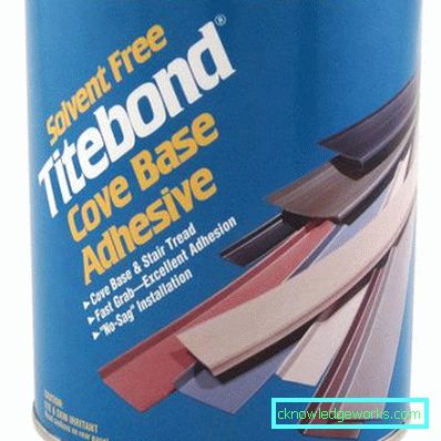Pegamento Titebond: variaciones, consumo y uso. Pegamento Titebond: variaciones, consumo y uso.