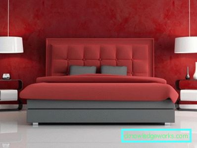 354-Dormitorio rojo - Ideas de fotos