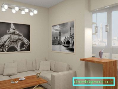 La cocina en la logia: ideas de unificación. La cocina en la logia: ideas de unificación.