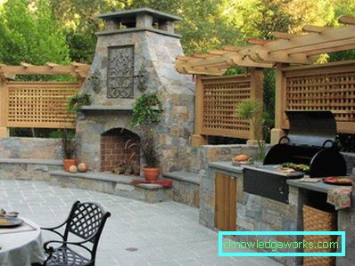 Cocina con chimenea Cocina con chimenea