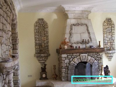 Cocina con chimenea Cocina con chimenea