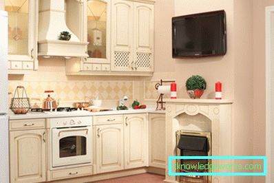 Cocina con chimenea Cocina con chimenea