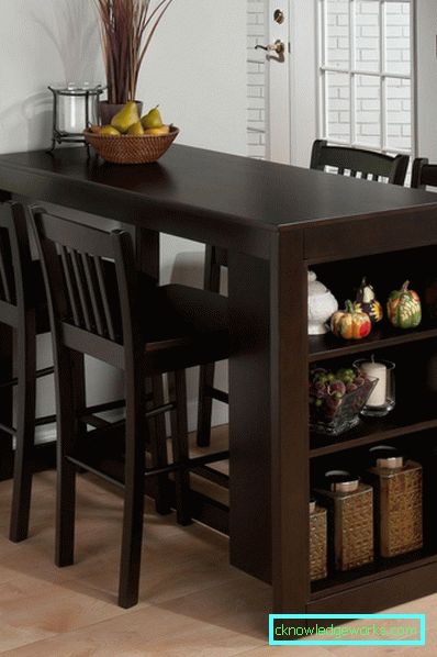 Mesa de cocina con cajones. Mesa de cocina con cajones.