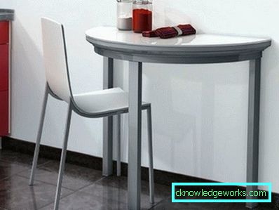 Mesa de pared para la cocina (39 fotos) - Blog de diseño